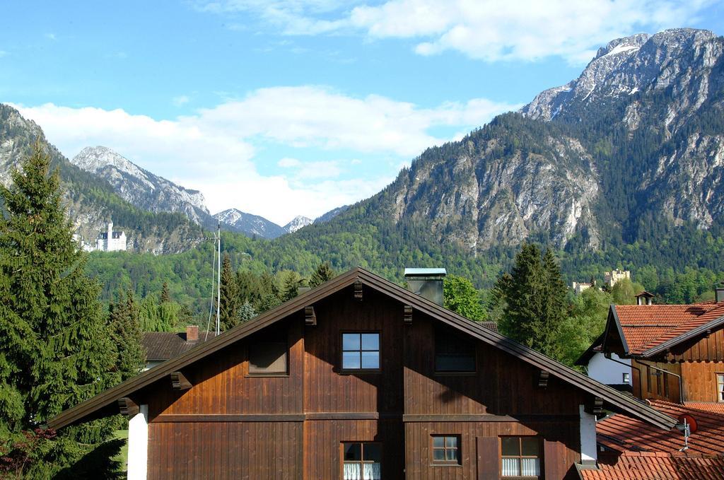 שוונגאו Hotel Pension Schwansee חדר תמונה