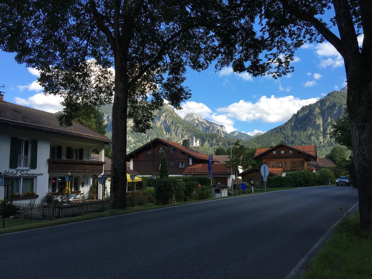 שוונגאו Hotel Pension Schwansee מראה חיצוני תמונה