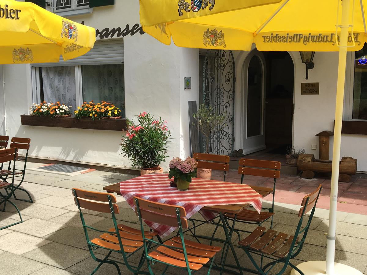 שוונגאו Hotel Pension Schwansee מראה חיצוני תמונה