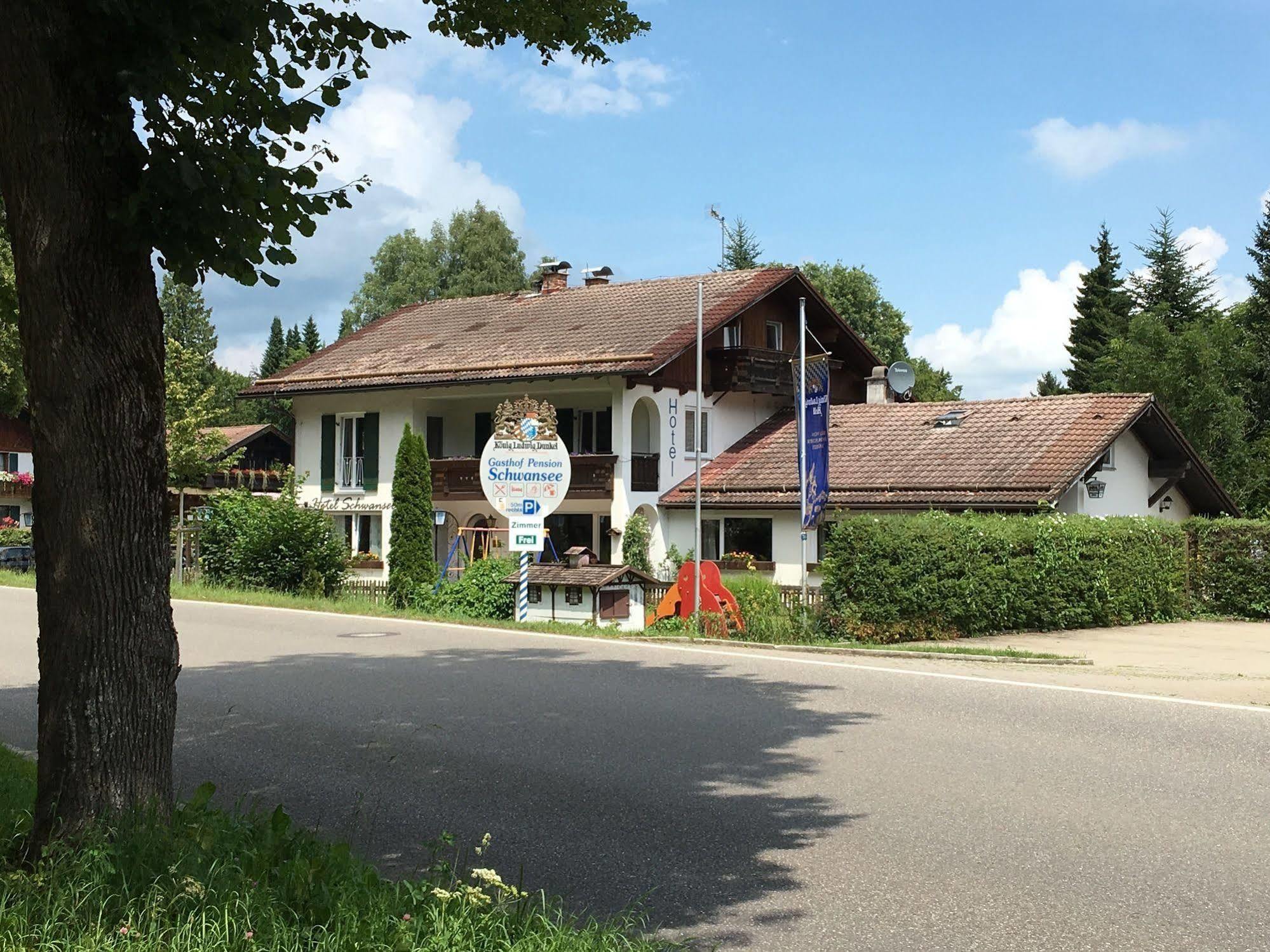 שוונגאו Hotel Pension Schwansee מראה חיצוני תמונה