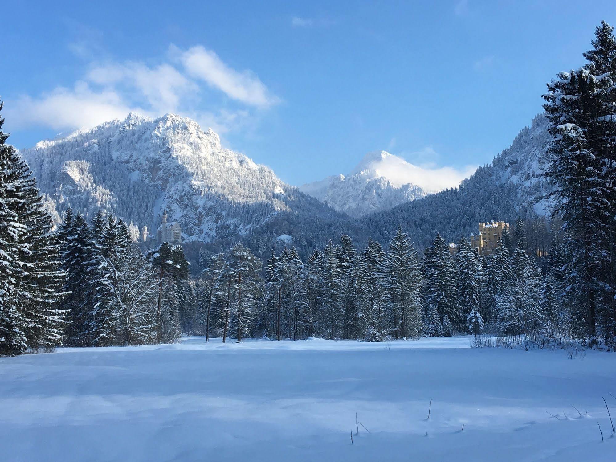 שוונגאו Hotel Pension Schwansee מראה חיצוני תמונה